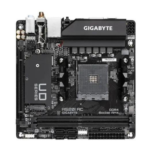 Материнська плата Gigabyte A520I AC
