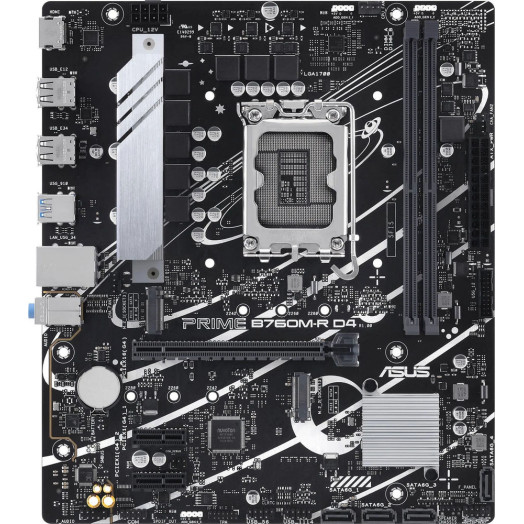 Материнська плата ASUS PRIME B760M-R D4 DDR4