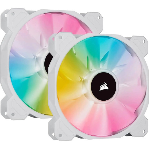 Вентилятор Corsair iCUE SP140 RGB Elite 140мм 2шт. Білий