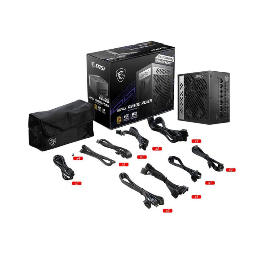 Блок живлення MSI MPG A850G PCIE5 850 Вт 80+ Gold Black