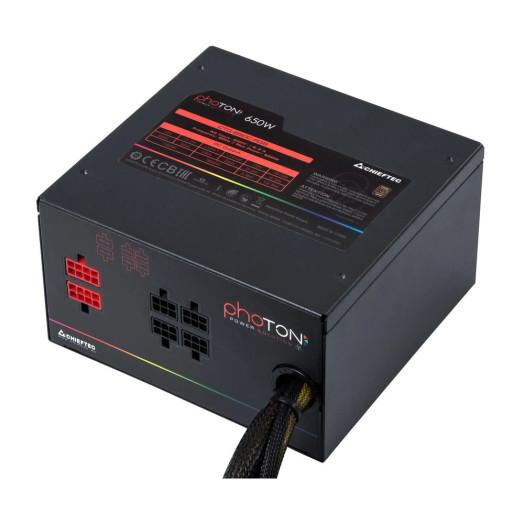 Блок живлення Chieftec Photon CTG-650C-RGB 650W 80+ Black