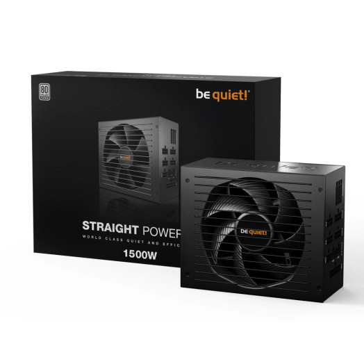 будь тихо! Straight Power 12 1500 Вт 80+ Platinum Black