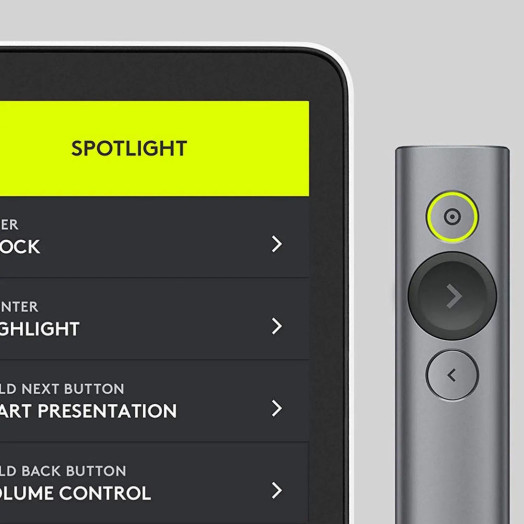 Logitech Spotlight Presenter сірий