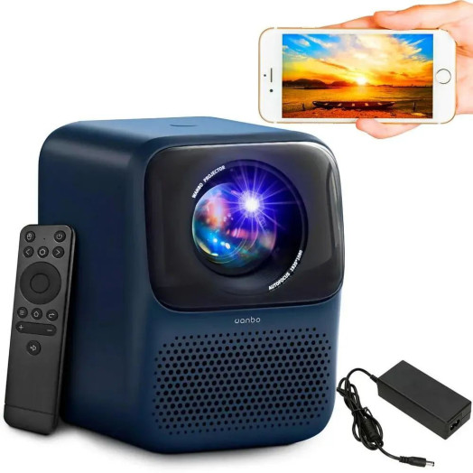 Новий світлодіодний проектор Wanbo T2 Max Full HD Android Wi-Fi Blue