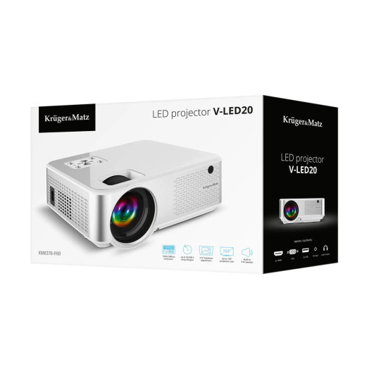 Світлодіодний проектор Kruger & Matz V-LED20 Full HD
