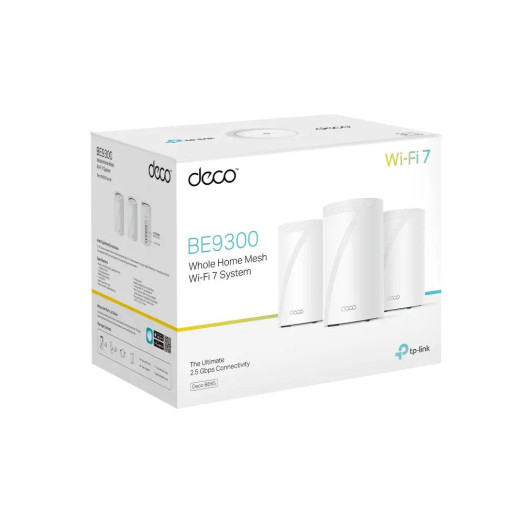 Маршрутизатор TP-LINK Deco BE65 BE9300 3шт. Білий