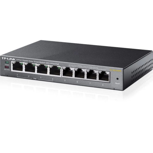 Комутатор TP-LINK TL-SG108PE Black