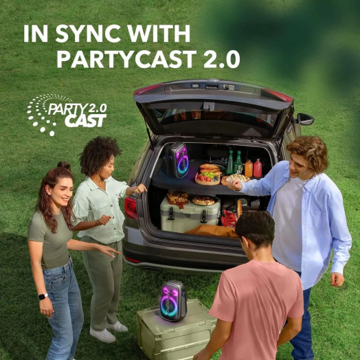 Bluetooth колонка Soundcore Rave Neo 2 80 Вт чорна