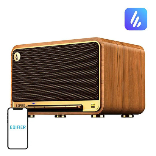 Bluetooth колонка Edifier D32 30 Вт коричнева