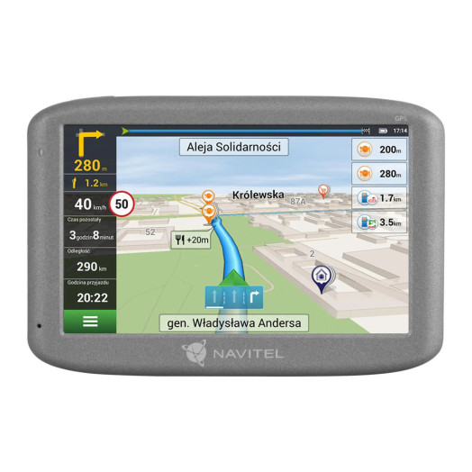Navitel E501 5" навігаційна карта Європи