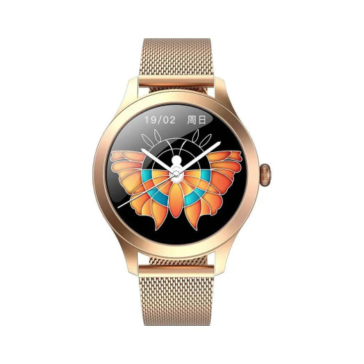 Розумний годинник Maxcom FW42 47mm Gold + браслет від Ania Kruk