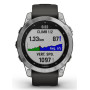 Розумний годинник Garmin Fenix 7 47 мм із GPS, сріблястий графіт