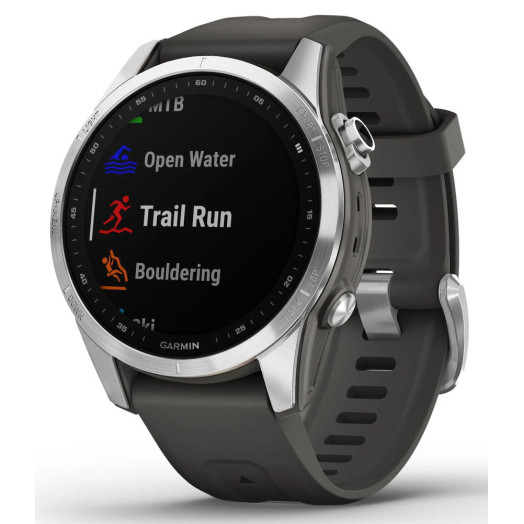 Розумний годинник Garmin Fenix 7S Silver Graphite
