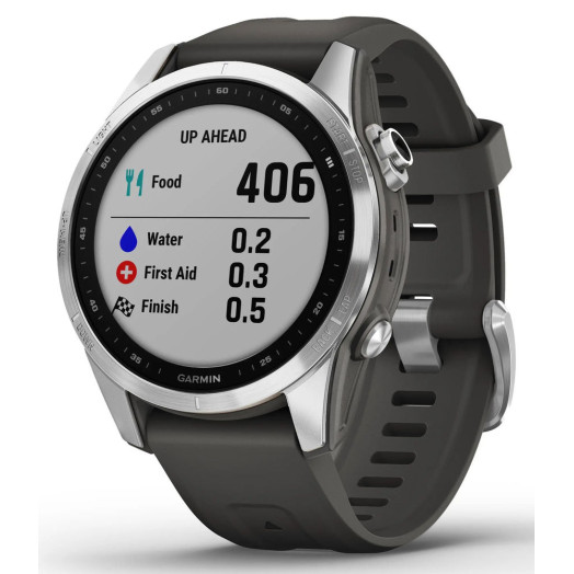 Розумний годинник Garmin Fenix 7S Silver Graphite