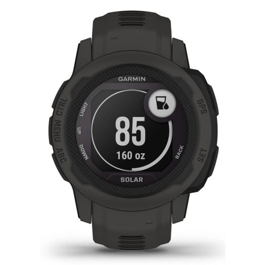 Розумний годинник Garmin Instinct 2S Solar Graphite 40 мм із GPS-графітом