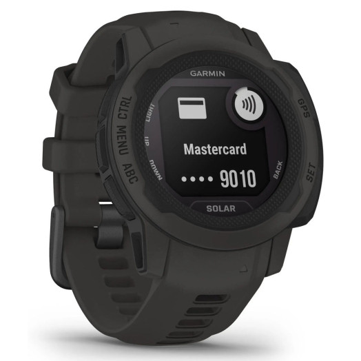 Розумний годинник Garmin Instinct 2S Solar Graphite 40 мм із GPS-графітом
