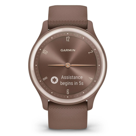 Розумний годинник Garmin Vivomove Sport, коричневий
