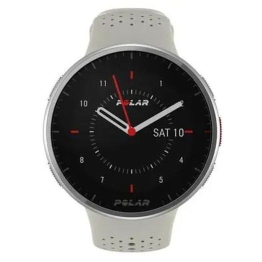 Смарт-годинник Polar Pacer Pro S/L 45 мм із GPS білий/червоний