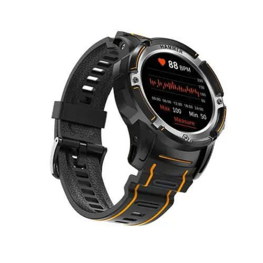 Смарт-годинник myPhone Hammer Watch PLUS 60mm GPS Black and Orange