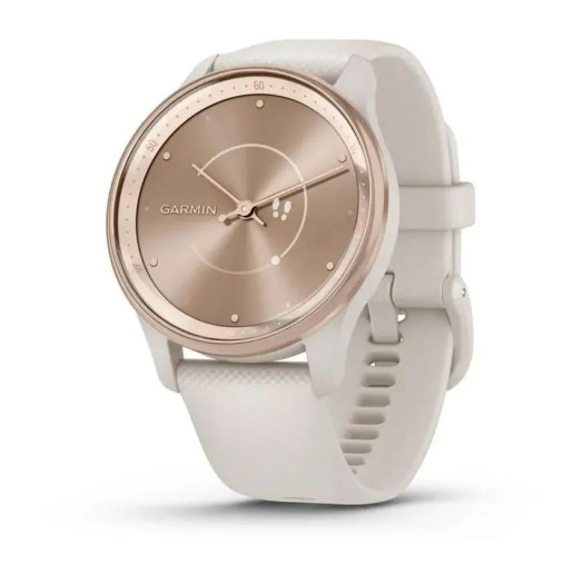 Розумний годинник Garmin Vívomove Trend білий і золотий