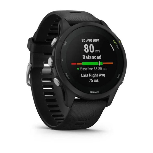 Розумний годинник Garmin Forerunner 255 Music 45mm GPS Black