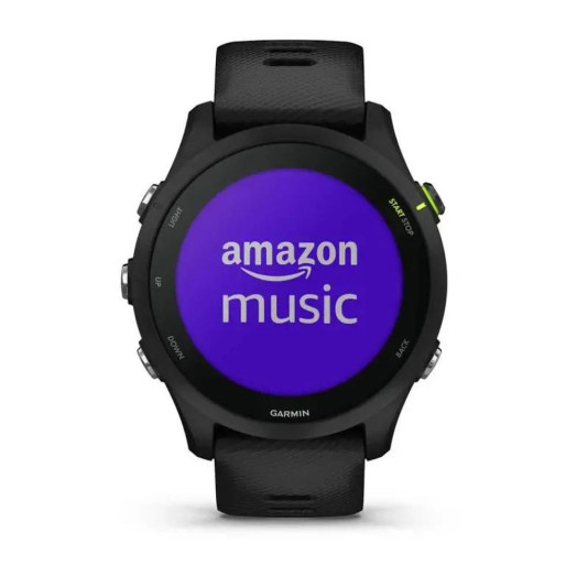 Розумний годинник Garmin Forerunner 255 Music 45mm GPS Black