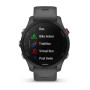 Смарт-годинник Garmin Forerunner 255 45 мм із GPS, графітовий