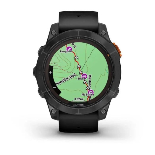 Смарт-годинник Garmin fenix 7 Pro Solar 47 мм із GPS, чорний