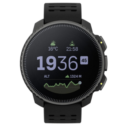 Спортивний годинник Suunto Vertical All Black 49 мм із GPS, чорний