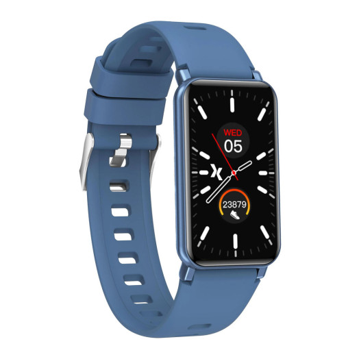 Розумний годинник Maxcom FIT FW53 NITRO 43 мм з GPS, синій