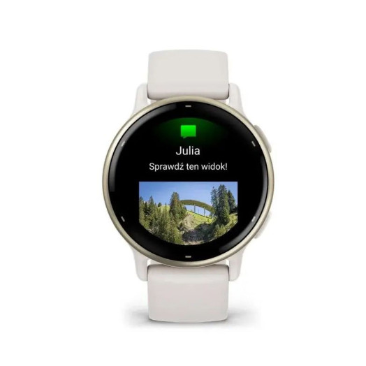 Смарт-годинник Garmin vivoactive 5 42 мм з GPS кремом