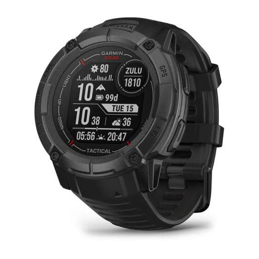 Смарт-годинник Garmin Instinct 2x Solar Tactical 50mm GPS Black