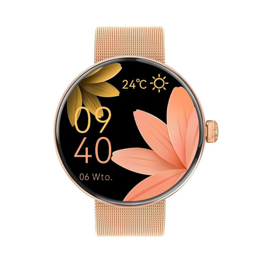 Розумний годинник Forever Forevive 5 SB-365 41 мм із рожевого золота
