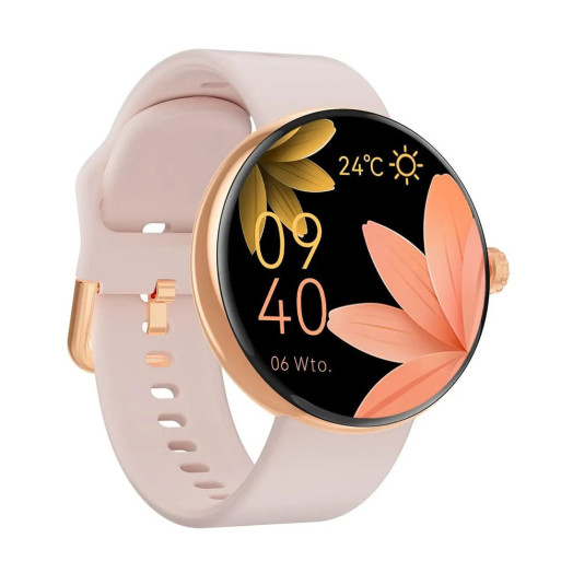 Розумний годинник Forever Forevive 5 SB-365 41 мм із рожевого золота