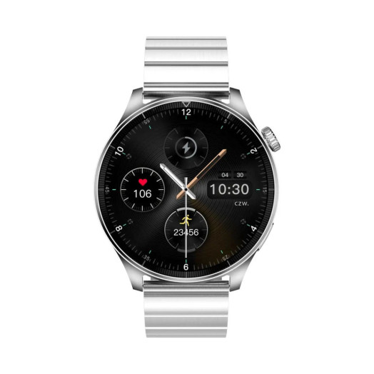Розумний годинник Forever Grand SW-710 46 мм срібний