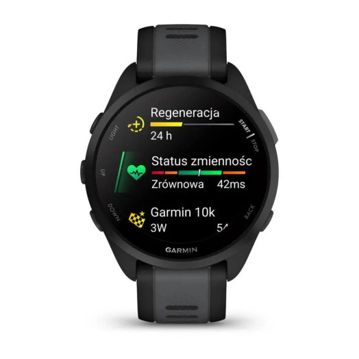 Розумний годинник Garmin Forerunner 165 43mm GPS Black
