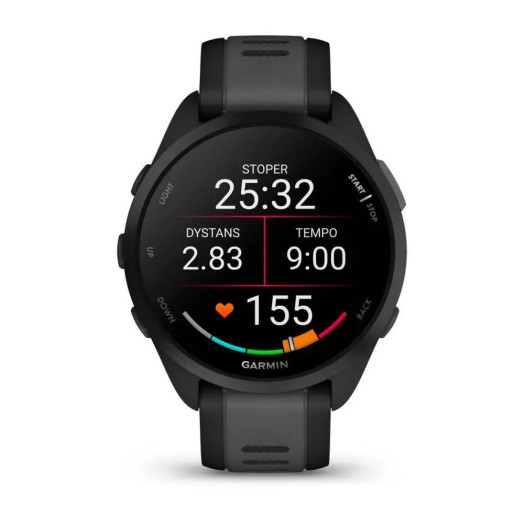 Розумний годинник Garmin Forerunner 165 43mm GPS Black