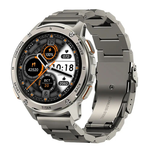 Розумний годинник Maxcom FW110 Titan Chronos Silver