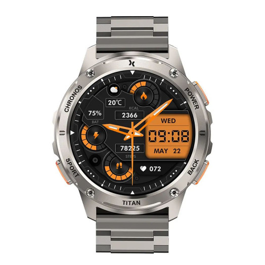 Розумний годинник Maxcom FW110 Titan Chronos Silver