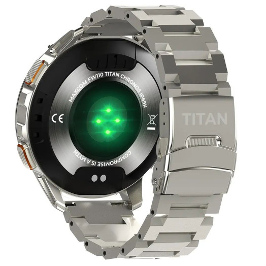 Розумний годинник Maxcom FW110 Titan Chronos Silver