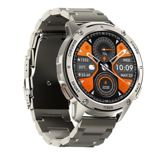 Розумний годинник Maxcom FW110 Titan Chronos Silver