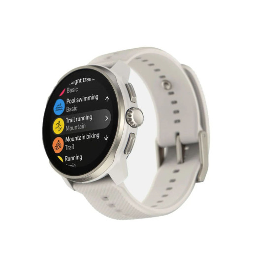 Світло-сірий спортивний годинник Suunto Race S 45 мм з GPS