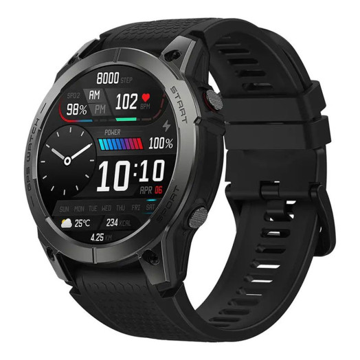 Розумний годинник Zeblaze Stratos 3 Black