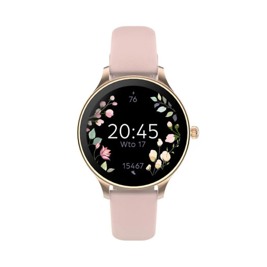 Розумний годинник Forever Velora SB-306 38 мм рожеве золото