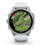 Смарт-годинник Garmin Fenix 8 43 мм з GPS, білий