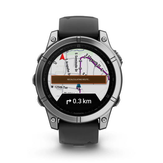 Розумний годинник Garmin Fenix E 47mm GPS Silver
