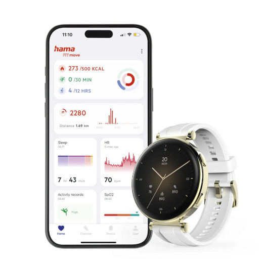 Розумний годинник Hama Fit Watch 7000 Gold