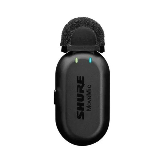 Чорний бездротовий мікрофон Shure MoveMic One
