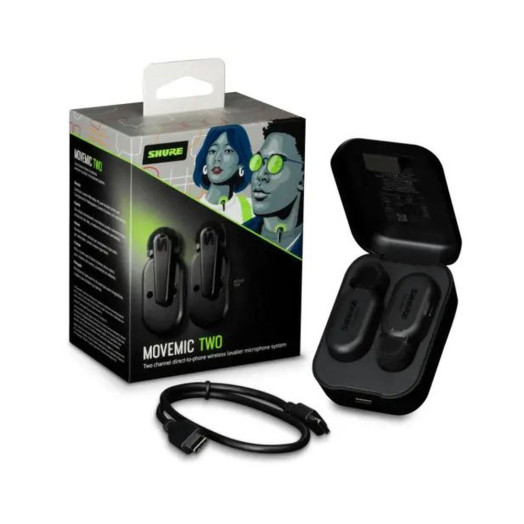 Мікрофон Shure MoveMic Two 2шт. Бездротовий чорний