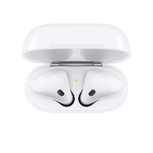 Apple AirPods 2-го покоління із зарядним футляром-вкладишем білого кольору